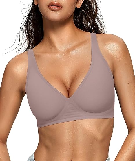 OEAK® Seamless Deep V Push-Up Wireless Bra