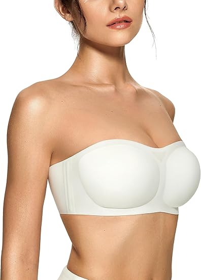 OEAK® Non-Slip Bandeau Seamless Wireless Strapless Bra