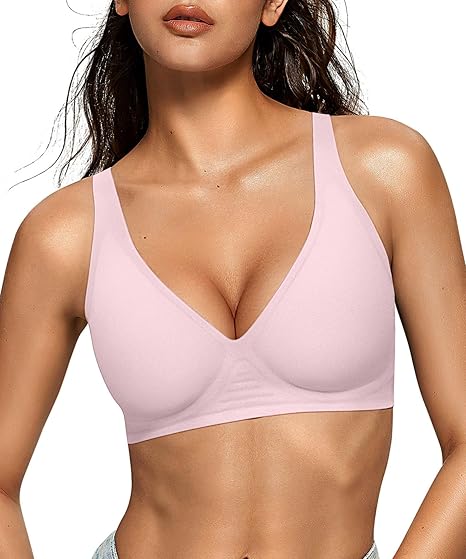 OEAK® Seamless Deep V Push-Up Wireless Bra