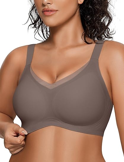 OEAK® Wireless Bras V Mesh Comfortable Bralette Supportive