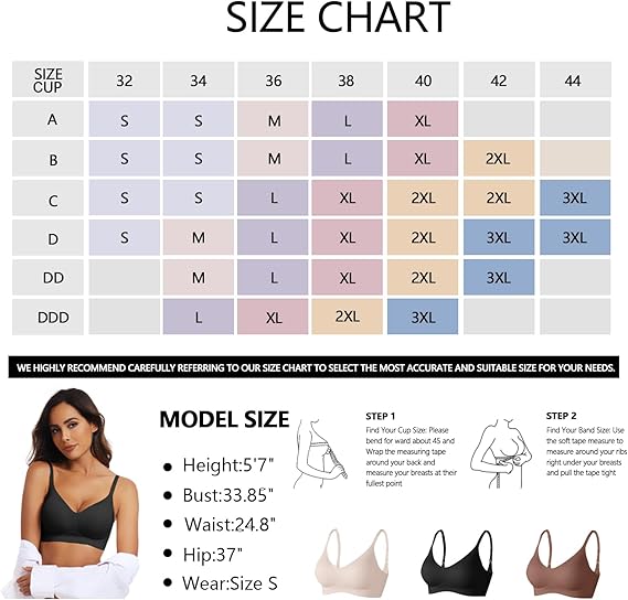 OEAK® Seamless Soft Support Push Up Bra