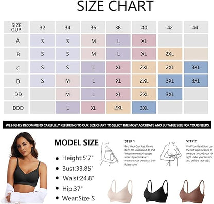 OEAK® Seamless Soft Support Push Up Bra