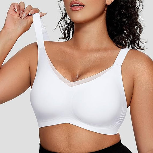 OEAK® Wireless Bras V Mesh Comfortable Bralette Supportive