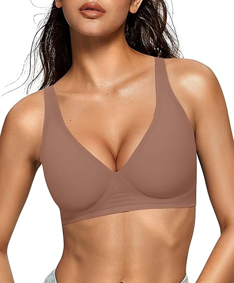 OEAK® Seamless Deep V Push-Up Wireless Bra