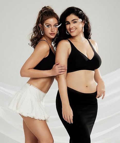 OEAK® Seamless Deep V Push-Up Wireless Bra