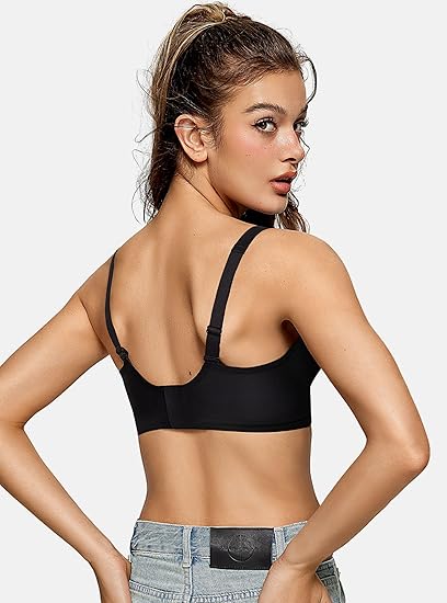 OEAK® Seamless Deep V Push-Up Wireless Bra