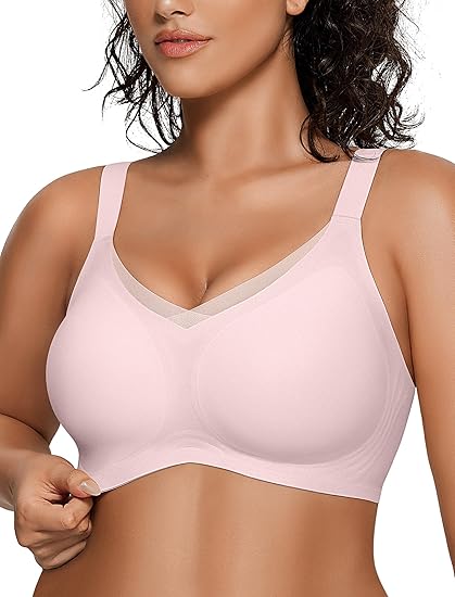 OEAK® Wireless Bras V Mesh Comfortable Bralette Supportive