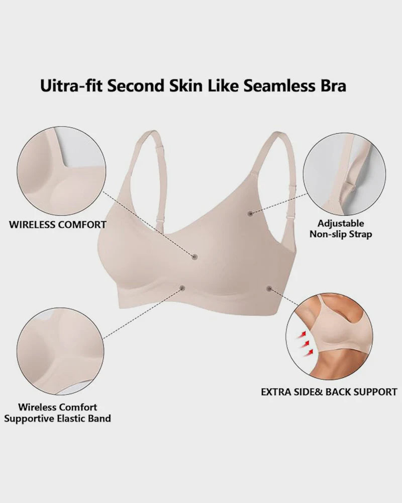 OEAK® Seamless Soft Support Push Up Bra