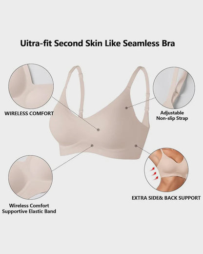 OEAK® Seamless Soft Support Push Up Bra