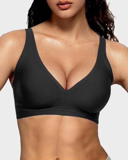 OEAK® Seamless Deep V Push-Up Wireless Bra