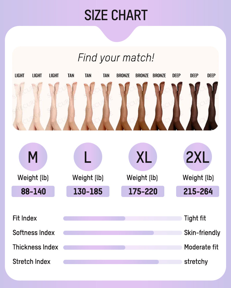 OEAK® Translucent Fleece Lined Tights for Women Thermal